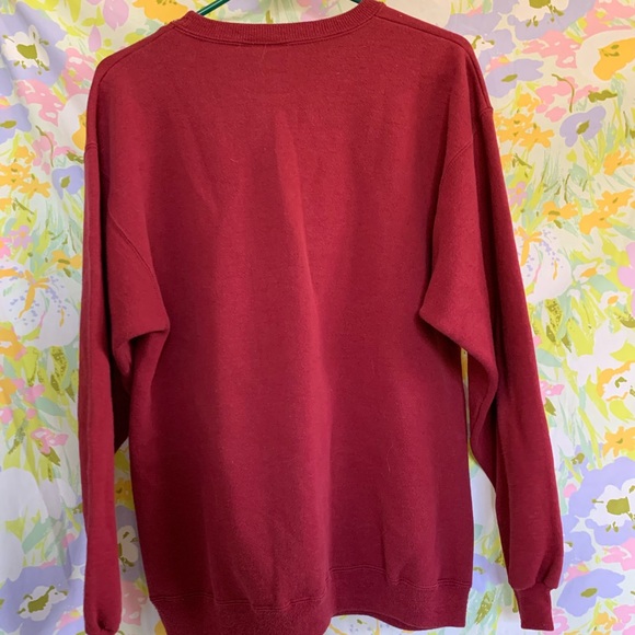 Vintage 90s Disney Goofy Maroon Sweatshirt - Picture 5 of 5